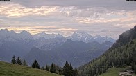 Archiv Foto Webcam Blick von Lofer auf die Berchtesgadener Alpen 01:00