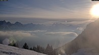 Archiv Foto Webcam Blick von Lofer auf die Berchtesgadener Alpen 07:00