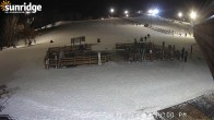 Archiv Foto Webcam Bunny Hill (Skigebiet Sunridge, Alberta) 19:00