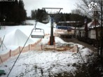 Archived image Webcam Winterberg: View chair lift &#34;Rauher Busch&#34; 07:00