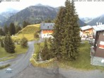 Archived image Webcam Oberlech: guest house Berger 06:00