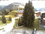 Archived image Webcam Oberlech: guest house Berger 17:00