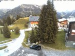 Archiv Foto Webcam Oberlech: Pension Berger 19:00