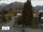 Archiv Foto Webcam Oberlech: Pension Berger 19:00