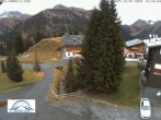 Archived image Webcam Oberlech: guest house Berger 09:00