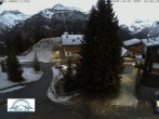 Archiv Foto Webcam Oberlech: Pension Berger 17:00