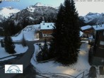 Archived image Webcam Oberlech: guest house Berger 17:00