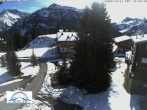 Archiv Foto Webcam Oberlech: Pension Berger 09:00