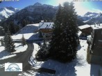 Archiv Foto Webcam Oberlech: Pension Berger 09:00