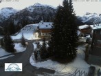 Archiv Foto Webcam Oberlech: Pension Berger 05:00