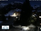 Archived image Webcam Oberlech: guest house Berger 23:00
