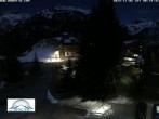 Archiv Foto Webcam Oberlech: Pension Berger 23:00