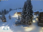 Archived image Webcam Oberlech: guest house Berger 05:00