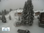 Archived image Webcam Oberlech: guest house Berger 07:00