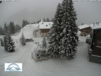 Archived image Webcam Oberlech: guest house Berger 08:00