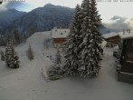 Archived image Webcam Oberlech: guest house Berger 08:00