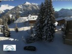 Archived image Webcam Oberlech: guest house Berger 13:00