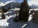 Archived image Webcam Oberlech: guest house Berger 11:00