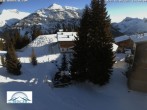 Archived image Webcam Oberlech: guest house Berger 13:00