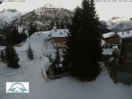 Archiv Foto Webcam Oberlech: Pension Berger 07:00