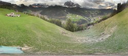 Archiv Foto Webcam Panorama über Wolkenstein 19:00