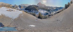 Archived image Webcam Panoramic view of Wolkenstein 13:00