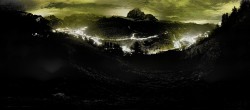 Archived image Webcam Panoramic view of Wolkenstein 23:00