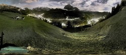 Archiv Foto Webcam Panorama über Wolkenstein 23:00