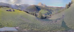Archiv Foto Webcam Panorama über Wolkenstein 07:00
