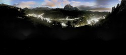 Archiv Foto Webcam Panorama über Wolkenstein 23:00