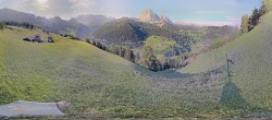 Archiv Foto Webcam Panorama über Wolkenstein 07:00