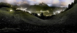 Archived image Webcam Panoramic view of Wolkenstein 23:00
