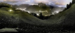 Archiv Foto Webcam Panorama über Wolkenstein 23:00