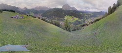 Archiv Foto Webcam Panorama über Wolkenstein 19:00