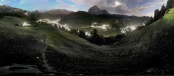 Archiv Foto Webcam Panorama über Wolkenstein 23:00