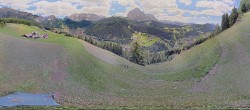 Archiv Foto Webcam Panorama über Wolkenstein 13:00