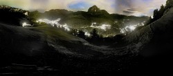 Archiv Foto Webcam Panorama über Wolkenstein 23:00