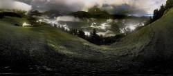 Archiv Foto Webcam Panorama über Wolkenstein 23:00