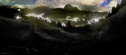 Archiv Foto Webcam Panorama über Wolkenstein 23:00