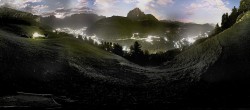 Archiv Foto Webcam Panorama über Wolkenstein 23:00