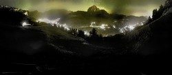 Archiv Foto Webcam Panorama über Wolkenstein 23:00