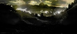 Archiv Foto Webcam Panorama über Wolkenstein 23:00