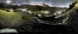 Archiv Foto Webcam Panorama über Wolkenstein 23:00