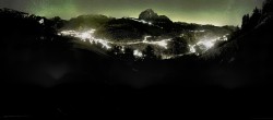 Archived image Webcam Panoramic view of Wolkenstein 23:00
