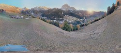 Archived image Webcam Panoramic view of Wolkenstein 23:00