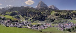Archived image Webcam Panoramic view of St. Christina 09:00