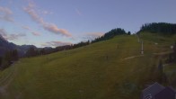 Archiv Foto Webcam Nassfeld: Blick Sonnleitn 19:00