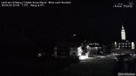 Archived image Webcam Lech (Chalet Anna Maria) 21:00
