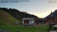 Archiv Foto Webcam Schlegelkopfareal, Lech 05:00