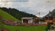 Archiv Foto Webcam Schlegelkopfareal, Lech 19:00